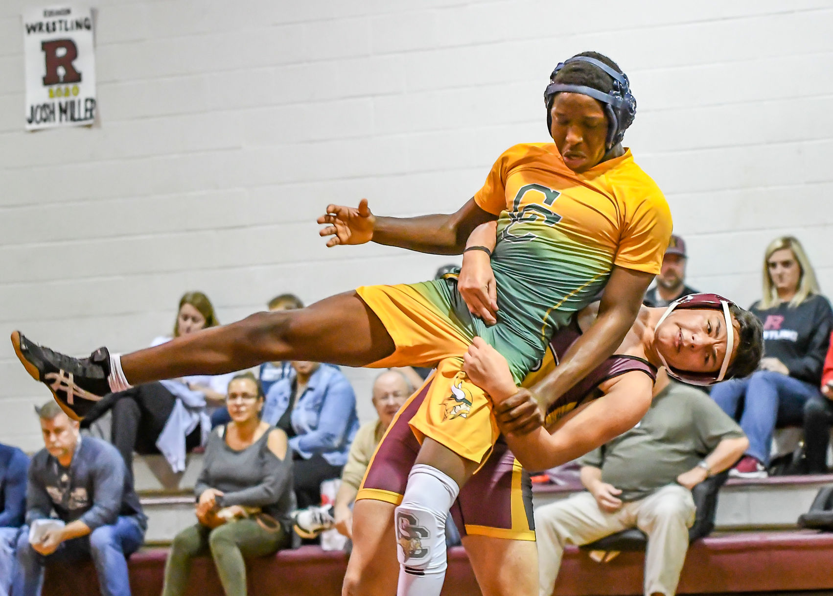 Wednesday night high school wrestling action